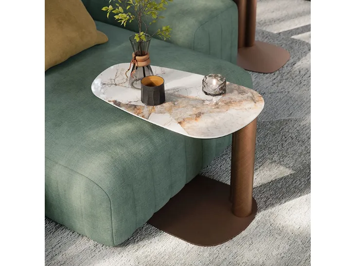 Tavolino in ceramica Amalfi di Cattelan Italia