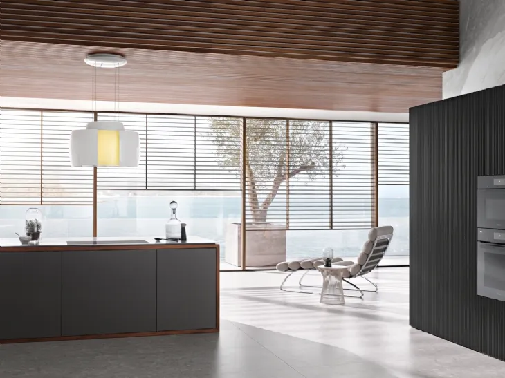 Cappa Aspirante di design DA 7378 D Aura Ambient con comandi solo Smart di Miele