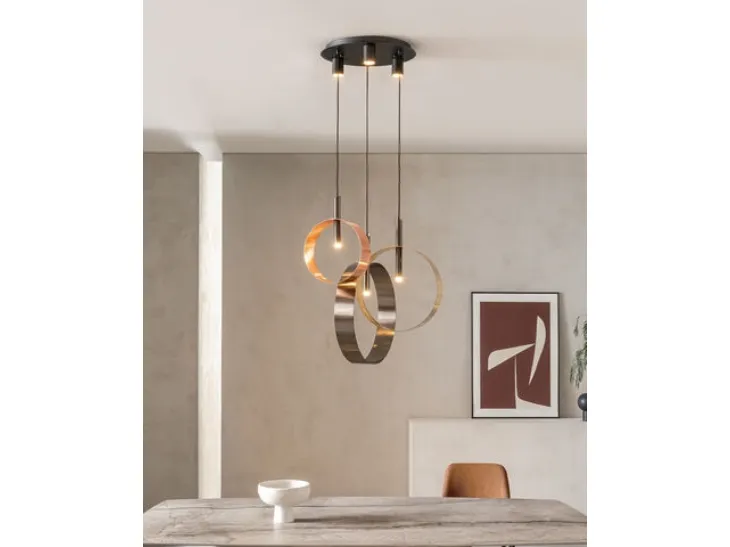Lampada a sospensione Led Loop S3 di Riflessi