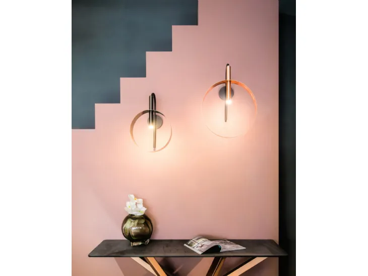 Lampada da parete Led Loop A di Riflessi
