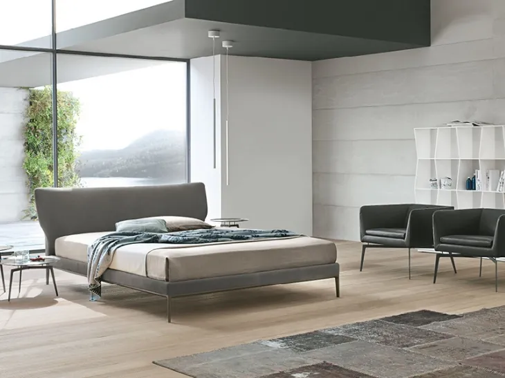 Letto con testiera Maya di Alivar