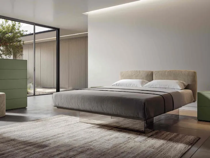 Letto imbottito Slim di Veneran