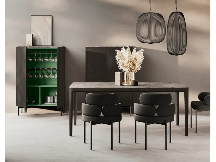 Madia alta Mantis in rovere carbone di Binova