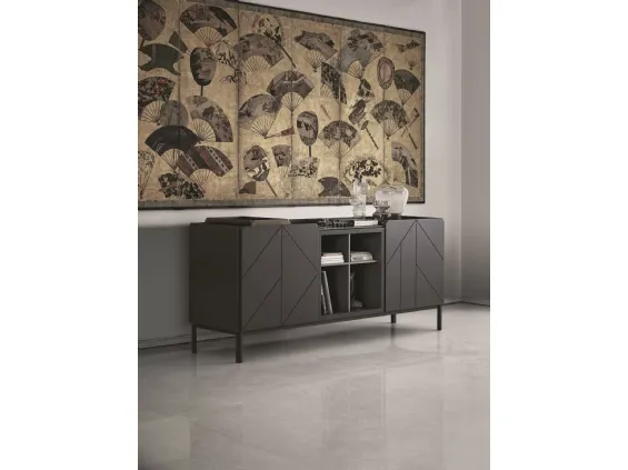 Pica Legno Laccato Decorato Moka