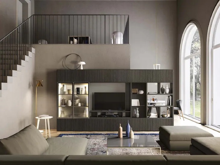 Parete Attrezzata My Space 25-01 di Alf Da Frè