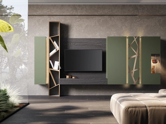 Soggiorno Verde Prussia