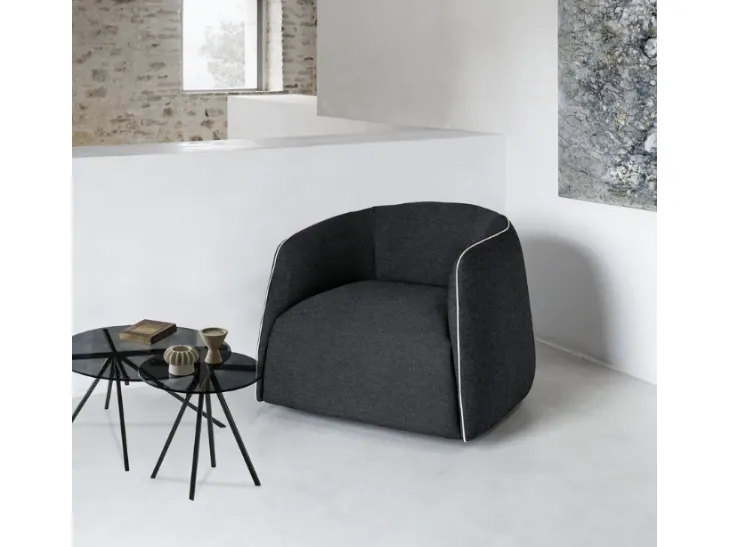 Poltroncina Kodi in tessuto imbottito di Bontempi
