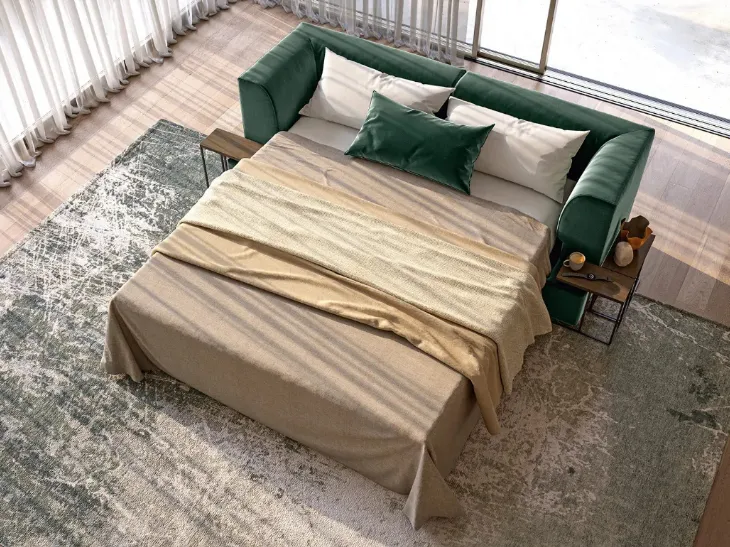 Divano Letto in tessuto Tamir di Doimo Salotti