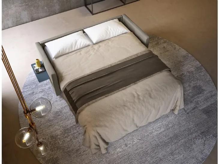 Divano Letto lineare in tessuto Tommy di Doimo Salotti