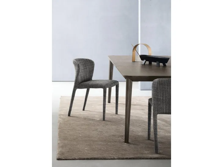 Sedia Karol in tessuto di Alf Da Frè