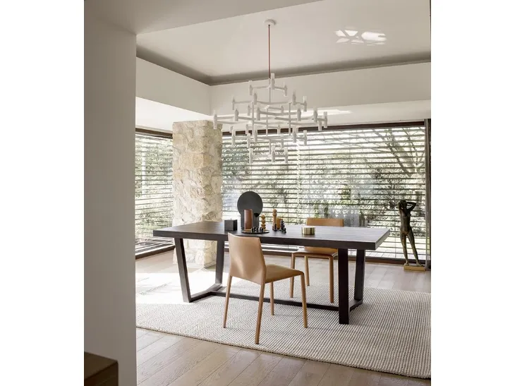 Tavolo con allunghe Cartesio di Alf Da Frè