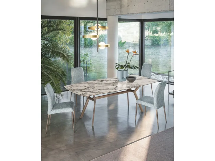 Tavolo Paradise in ceramica di Riflessi