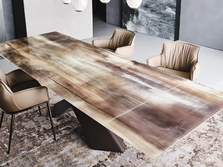 Tavolo Tyron Cristalart Drive di Cattelan Italia