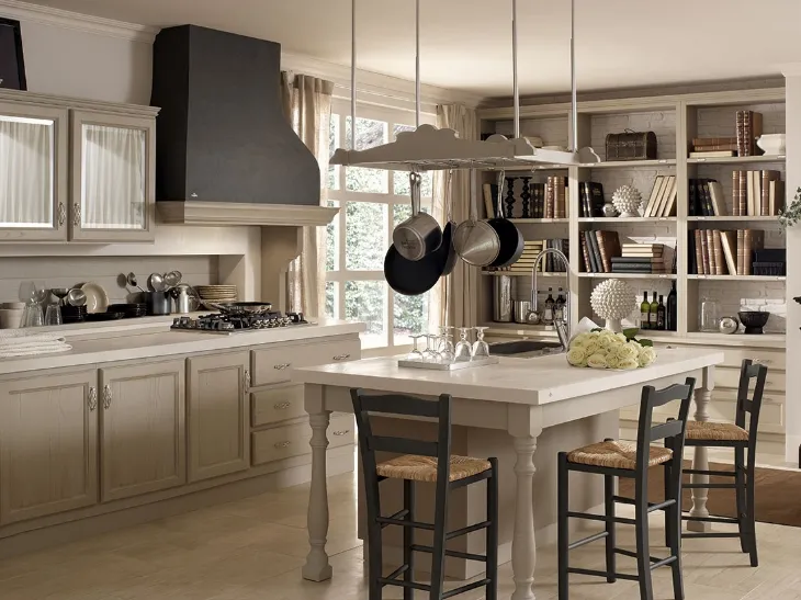 Cucina Classica in legno Solaia Ecru di Zappalorto
