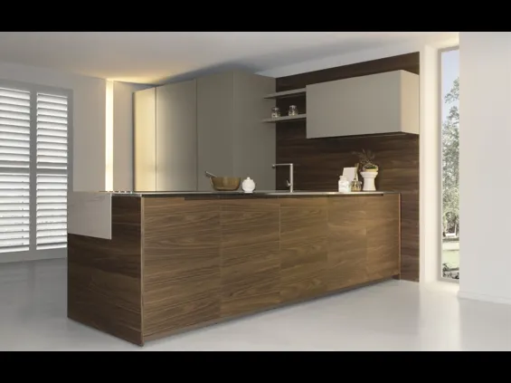 Arena legno con penisola