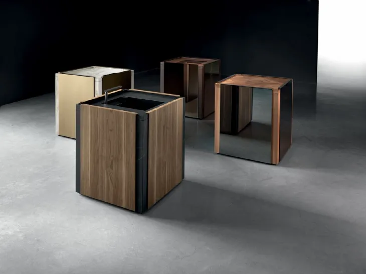 Cucina Design monoblocco Ono Water & Fire di Binova