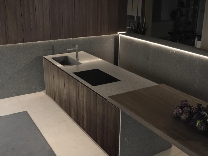 Cucina Design con isola Viva 09 di Maistri