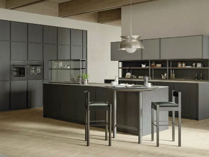 Cucina Design con isola XP|W 06 di Zampieri Cucine