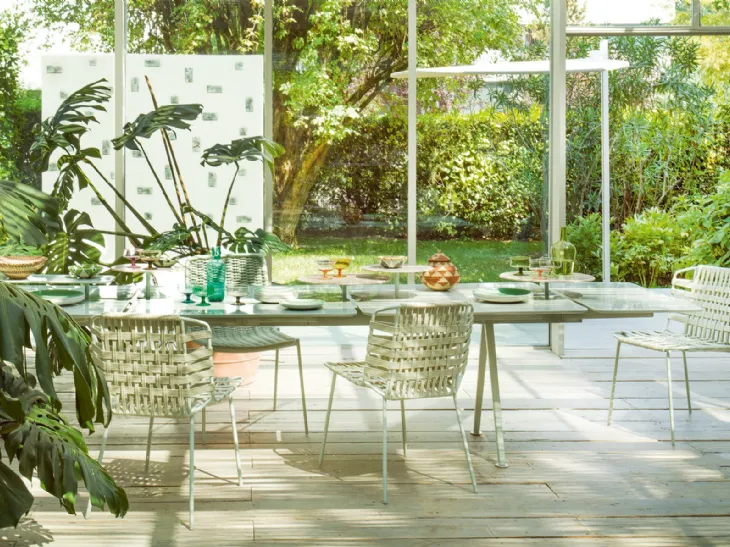 Tavolo da giardino allungabile Altopiano di Paola Lenti