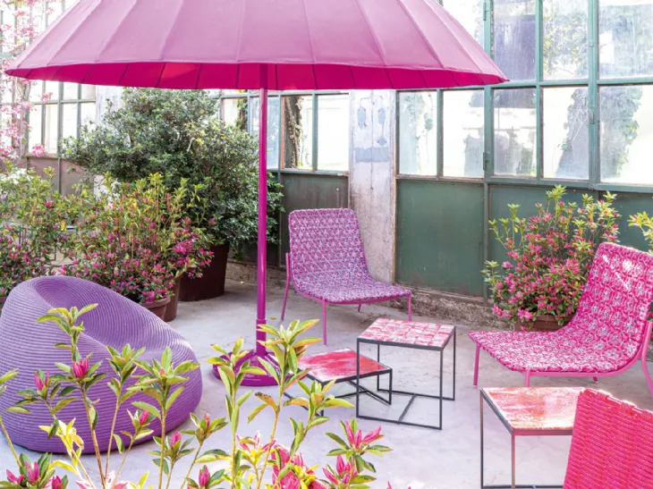 Poltroncina da giardino Baia di Paola Lenti