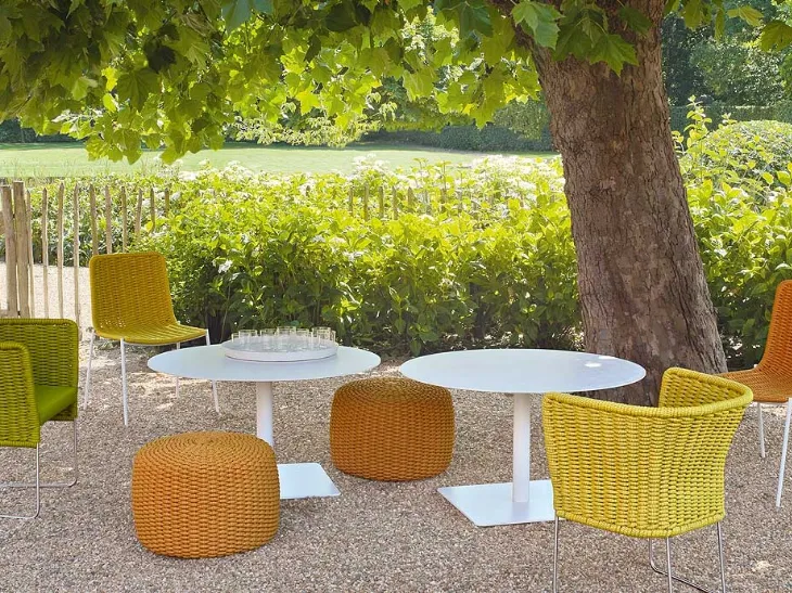 Tavolo Giro con Top girevole di Paola Lenti