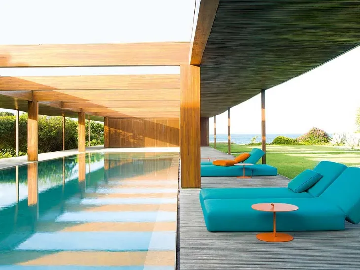 Lettino Swell di Paola Lenti