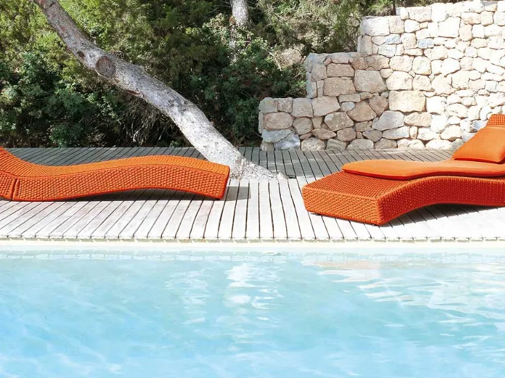 Sdraio Wave Lettino di Paola Lenti